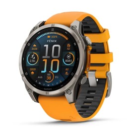 Garmin fenix 8 3,56 cm (1.4") AMOLED 47 mm Digitale 454 x 454 Pixel Touch screen Grafite Wi-Fi GPS (satellitare) (010-02904-11)