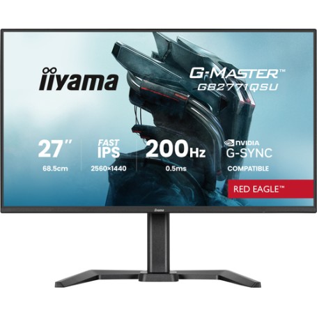 iiyama GB2771QSU-B1 Monitor PC 68,6 cm (27") 2560 x 1440 Pixel Wide Quad HD Nero