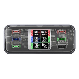 4smarts 540360 Caricabatterie per dispositivi mobili Universale Grigio AC Ricarica rapida Interno