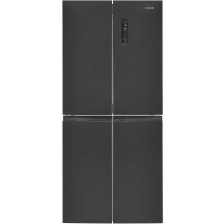 Exquisit MD425-150-040C , larghezza 79,5 cm, 421 L, NoFrost, funzione ECO, aspetto acciaio inox