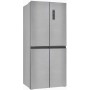 Exquisit MD425-150-040C , larghezza 79,5 cm, 421 L, NoFrost, funzione ECO, aspetto acciaio inox