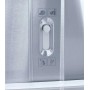 Exquisit MD425-150-040C , larghezza 79,5 cm, 421 L, NoFrost, funzione ECO, aspetto acciaio inox