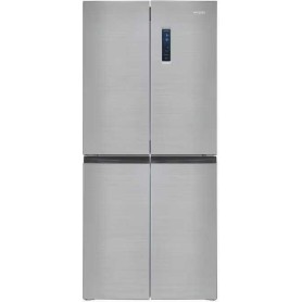 Exquisit MD425-150-040C , larghezza 79,5 cm, 421 L, NoFrost, funzione ECO, aspetto acciaio inox