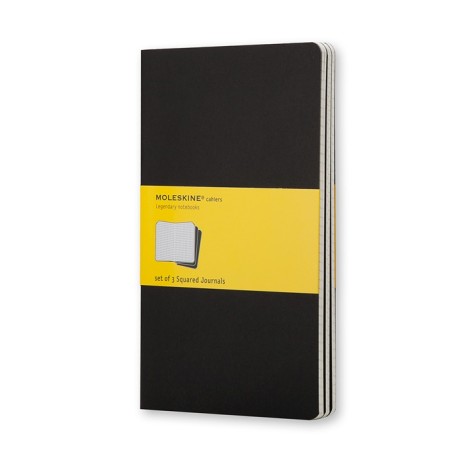 Moleskine Cahier quaderno per scrivere 80 fogli Nero (QP317)