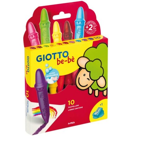 GIOTTO BEBE SUPERPASTELLONI A CERA (F477900A)