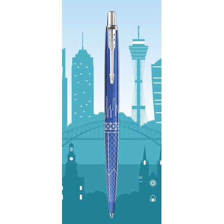 Parker 2198196 penna a sfera Blu Penna a sfera retrattile a clip Medio 1 pz