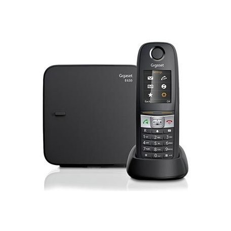 Gigaset E630 Telefono DECT Identificatore di chiamata Nero (S30852H2503K101)