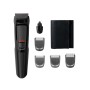 Philips MULTIGROOM Series 3000 6 accessori Lame in acciaio autoaffilanti 6 in 1, Barba (MG3710/15)