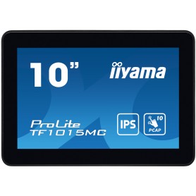 iiyama TF1015MC-B3 visualizzatore di messaggi Pannello piatto interattivo 25,6 cm (10.1") LED 500 cd/m² HD Nero Touch screen