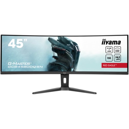 iiyama G-MASTER RED EAGLE CURVED Monitor PC 114,3 cm (45") 5120 x 1440 Pixel Dual QHD LED Nero (GCB4580DQSN-B1)