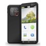 Emporia emporiaSMART.7mini 13,8 cm (5.45") SIM singola Android 15 4G USB tipo-C 6 GB 128 GB 3500 mAh Nero (E7M.V1.BK.01)