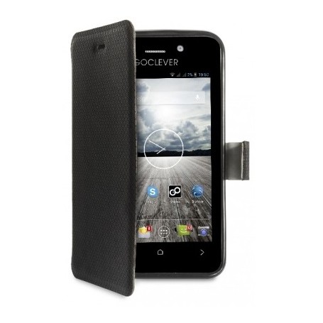 GOCLEVER ACCFQ400FLIP custodia per cellulare 10,2 cm (4") Custodia a libro Nero (ACCFQ400FLIP)