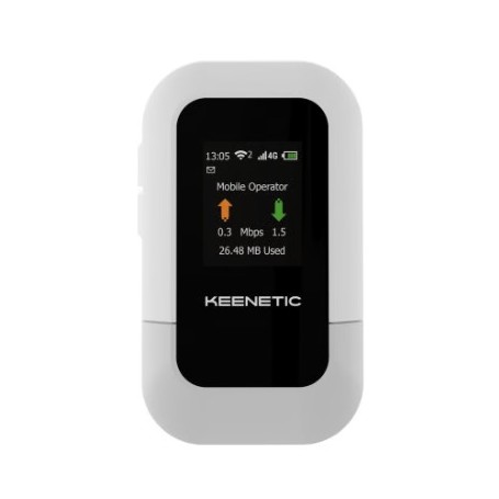 KEENETIC ROUTER ROAMER 4G MOBILE HOTSPOT WITH WI-FI 6 (KN-5110-01-EU)