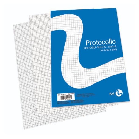 RISMA CARTA PROTOC.A4 60GR RIG 4MM (0100193)