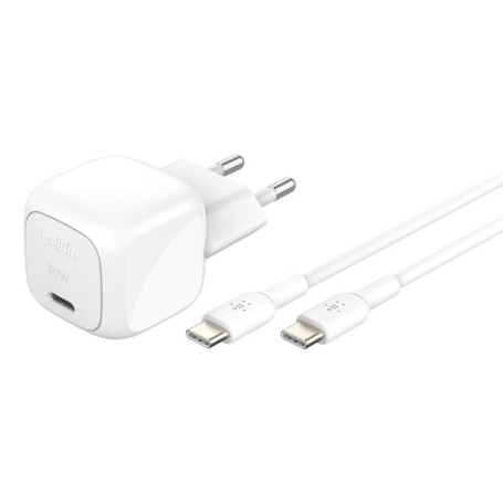 Belkin WCA008kq1MWH-B6 Computer portatile, Smartphone, Tablet Bianco AC Ricarica rapida Interno (WCA008KQ1MWH-B6)