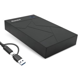 BOX HDD SATA 3,5  USB-C + USB-A CON ALIMENTATORE (HXD3U6G-AC)