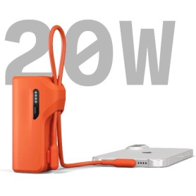 BATTERY BANK USB-C 5K CABLE ORANGE (CY5358PBCHE)