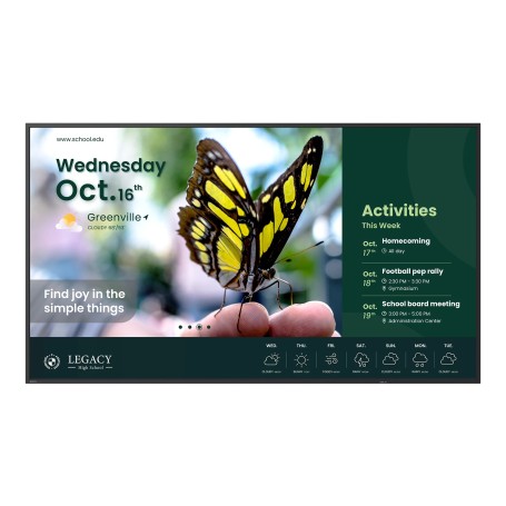 BenQ ST4304 Pannello piatto per segnaletica digitale 109,2 cm (43") LCD 350 cd/m² 4K Ultra HD Nero Processore integrato Android