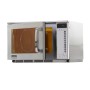 Sharp R25AT Forno a microonde professionale, 2100 W, 20 L, 11 livelli di potenza, comandi touch, acciaio inossidabile.