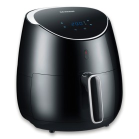 Severin FR 2445 friggitrice Singolo 5 L Indipendente 2000 W Friggitrice ad aria calda Nero, Metallico, Argento (FR 2445)