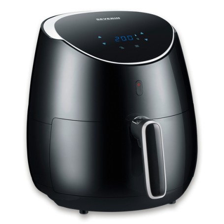 Severin FR 2445 friggitrice Singolo 5 L Indipendente 2000 W Friggitrice ad aria calda Nero, Metallico, Argento (FR 2445)