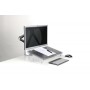 BakkerElkhuizen FlexDesk 640 porta documenti Trasparente (BNEFDESK640)