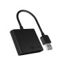 ICY BOX IB-CR301-U3 lettore di schede USB 3.2 Gen 1 (3.1 Gen 1) Nero (60354)
