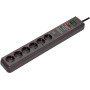 Brennenstuhl Secure-Tec Surge Protection 15.000 A Nero 6 presa(e) AC 3 m (1159540376)