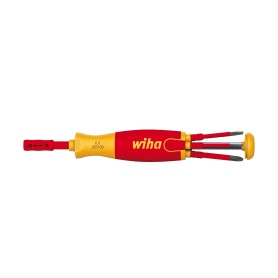 Schraubendreher mit Bit Magazin LiftUp electric (rot/gelb, 7-teilig) (38611)