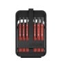 Bit-Satz slimBit electric (rot, 7-teilig) (43156)