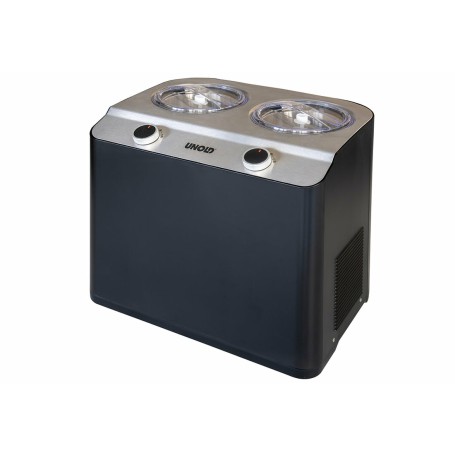 Unold Doppio Gelatiera compressore 2,4 L 250 W Nero, Acciaio satinato (48835)