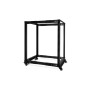 ES 19" Open Frame Serverrack , Rack (schwarz, 18 Hheneinheiten) (13737)