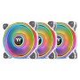 Riing Quad 12 RGB Radiator Fan TT Premium Edition 3 Pack (wei, 3er Set, 1x Controller) (CL-F100-PL12SW-A)