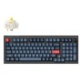 V5 Max (schwarz/blaugrau, DE-Layout, Gateron Jupiter Banana, Hot-Swap, RGB) (V5M-D4-DE)