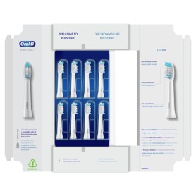 Oral-B Pulsonic Clean 81748491 testina per spazzolino 8 pz Bianco