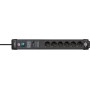 Brennenstuhl 1951160401 prolunghe e multiple 3 m 6 presa(e) AC Interno Nero