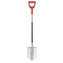 WOLF-Garten ASP-D Spade Acciaio Rosso, Acciaio inox (73ADA006650)