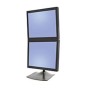 Ergotron DS Series DS100 Dual Monitor Desk Stand, Vertical 61 cm (24") Scrivania Nero (33-091-200)