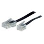 S/CONN 3m RJ11 - RJ45 Nero, Trasparente (ZCAISDN)