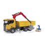 Scania Super 560R Baustellen-LKW mit Kran und 2 Paletten (03551)