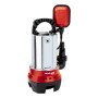 Schmutzwasserpumpe GC-DP 6315 N, Tauch- / Druckpumpe (rot/edelstahl, 630 Watt) (4170491)