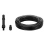 Micro-Drip-System Tropfbewsserung Hecken/Bsche Set, 50 Meter (schwarz, Modell 2023, ober- und unterirdisch) (13501-20)