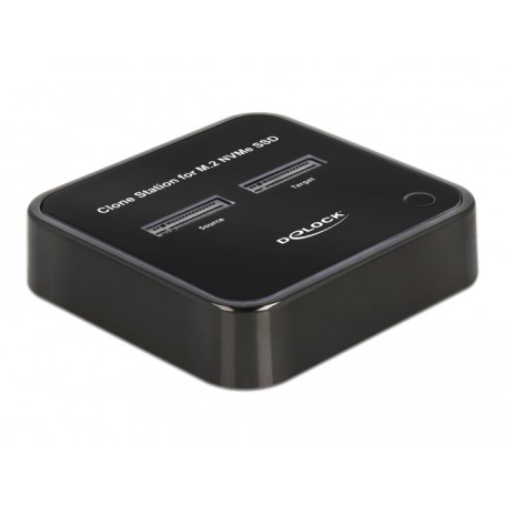 DeLOCK Docking Station M.2 per 2 x M.2 NVMe PCIe SSD con funzione di clonazione (64177)