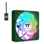 TT CT120 EX Reverse ARGB PC Cooling Fan 3 Pack Racing Green (CL-F226-PL12RG-A)