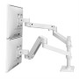 Ergotron LX Series 45-690-290 Supporti a parete per TV 68,6 cm (27") Scrivania Bianco
