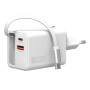 4smarts 541065 Caricabatterie per dispositivi mobili Universale Bianco AC Ricarica rapida Interno