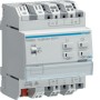 Hager TXA624C DIN montato su guida Attuatore per tendina/persiana 4 canali