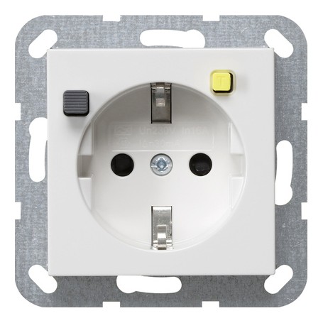 GIRA 2677 03 presa energia Tipo F Bianco (267703)