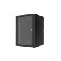 Lanview RWP16U45BL-D rack 16U Da parete Nero