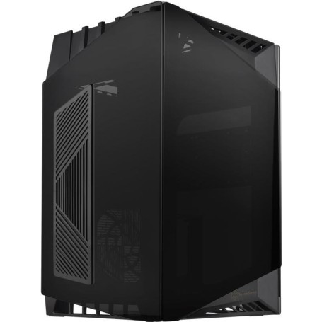 SilverStone Lucid LD03-AF - Tower - Mini-DTX - keine Spannungsversorgung (SFX12V/SFX-L12V) - Schwarz - USB/Audio (SST-LD03B-AF)
